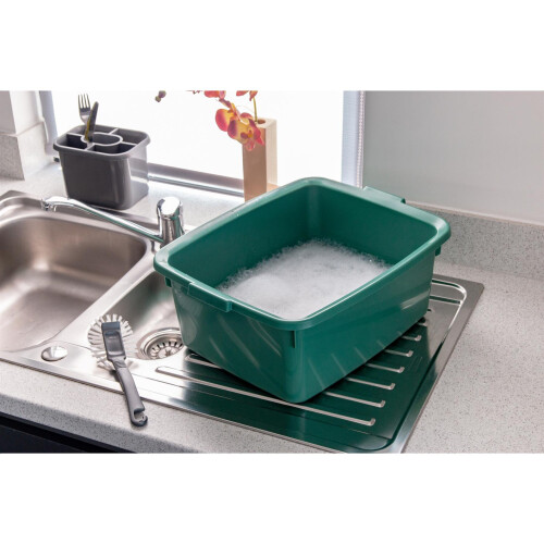 Addis Washing Up Bowl Utility Butler Belfast Sinks, Sage Green, 33 x 42 x 17 cm on OnBuy