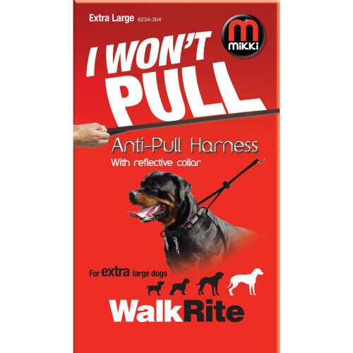 (XL, Black) Mikki Anti Pull Dog Harness 1