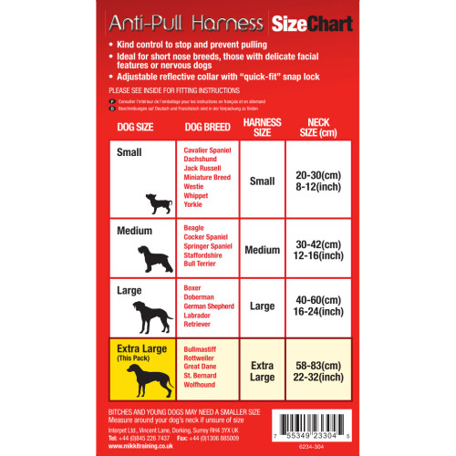 (XL, Black) Mikki Anti Pull Dog Harness 2