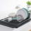 Brabantia Brabantia Large Dish Drying Rack with Draining Tray, Dark Grey 3