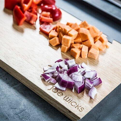 Joe Wicks Joe Wicks Large Grey Chopping Board with Food Tray 2