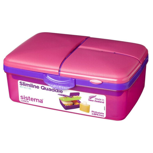 Sistema Sistema Lunch Slimline Quaddie 1.5L - Assorted Colors 2