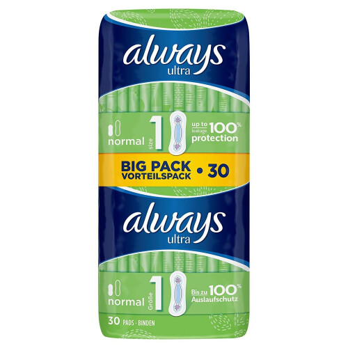 Always Always Ultra Normal Size 1 - 30 Pads 1