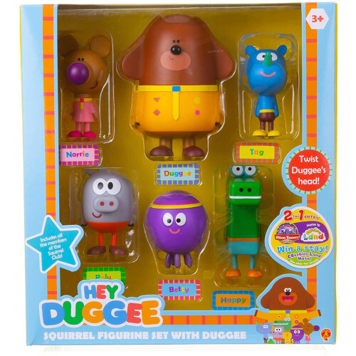 Hey Duggee Hey Duggee Squirrel Figurine Set With Duggee 1
