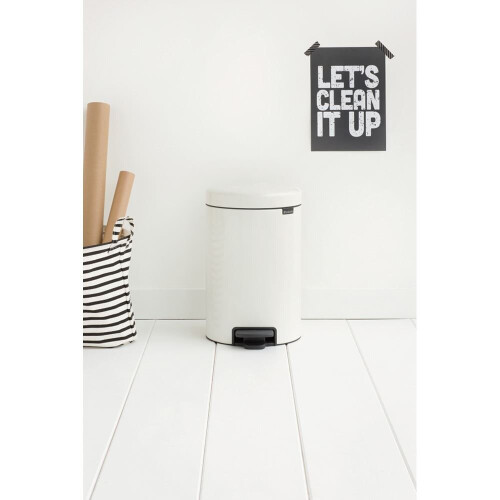 Brabantia Poubelle à pédale Newicon 12 l blanc Code C - Brabantia 1