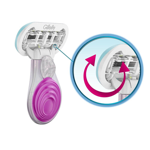 Gillette Gillette Venus Razor Snap Extra Smooth Razor Handle + 1 Blade + Case 2