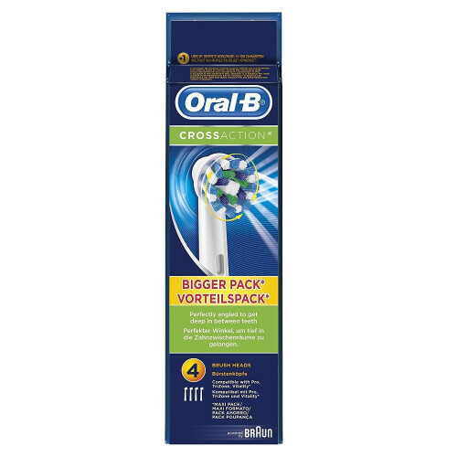 Oral-B Oral-B Cross Action Refill Heads | Pack of 4 1
