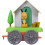 Golden Bear Bing's Lights and Sounds Train with Mini Playset With 2 Carriages And Front Lights For Ages 3+ 4