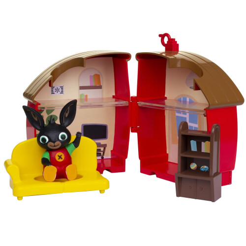 Golden Bear Bing's Lights and Sounds Train with Mini Playset With 2 Carriages And Front Lights For Ages 3+ 1