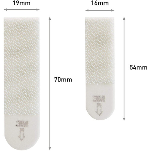 3M Command Picture Hanging Strips 12/Pkg-8 White Medium Sets & 4 White Small Sets 2
