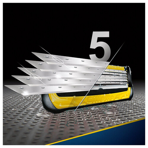 Gillette 4 x Ανδρικές ανταλλακτικές λεπίδες ξυραφιού Gillette Fusion ProShield &amp; Trimmer ακριβείας 2