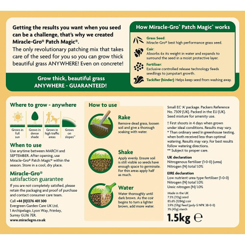 Miracle-Gro Miracle-Gro Patch Magic Bag 3.6kg [119403] 2