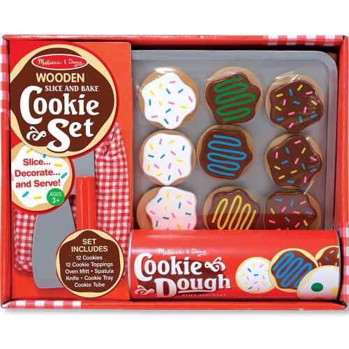 Melissa & Doug Melissa and Doug Slice & Bake Wooden Cookie Set 1
