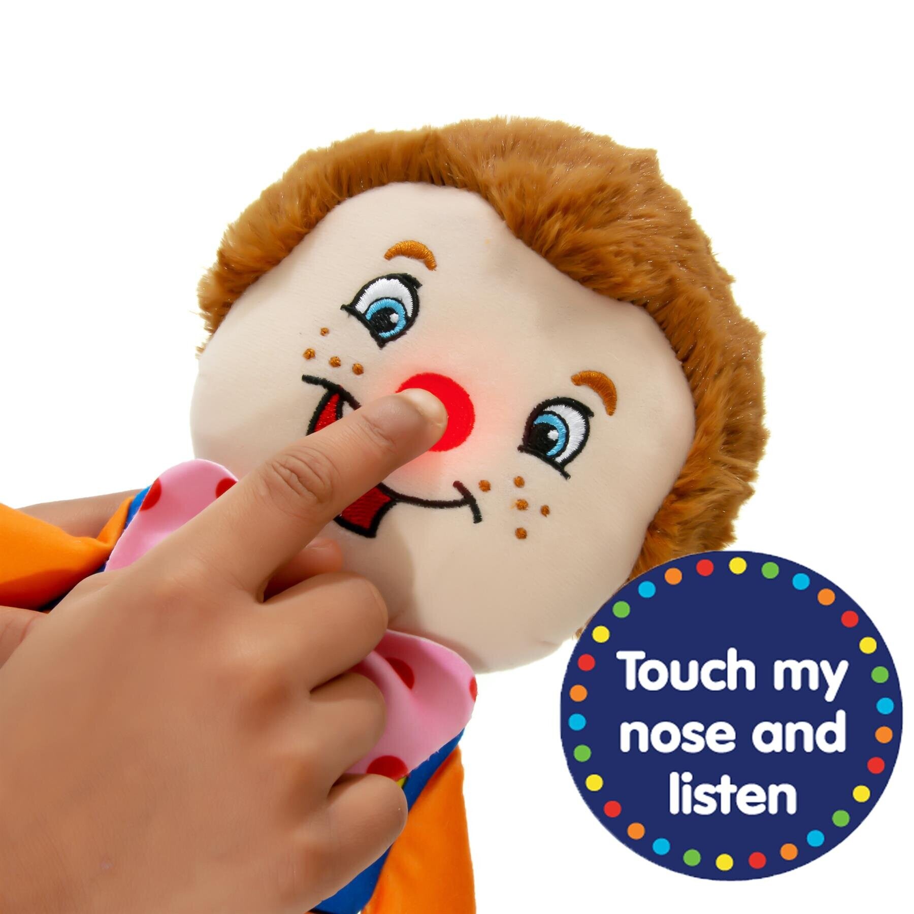 Touch My Nose Sensory Mr Tumble Soft Toy Cbeebies Something Special Light Up And Talking Toy 6616