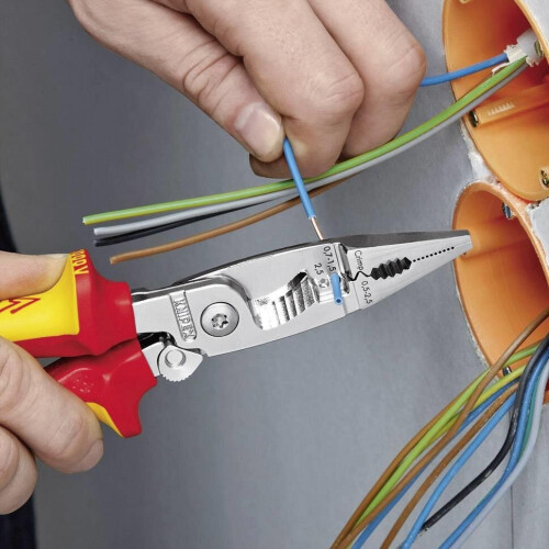 Knipex Alicate multifuncional Knipex 13 96 200 50 mm² (máx) 0 AWG (máx) 15 mm (máx) 2