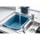 Addis Addis 12 Litre Plastic Washing Up Bowl 33 x 42 x 17 cm - Air Blue 2
