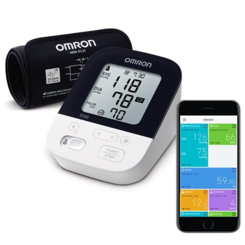 Omron Omron M4 HEM-7155T-EBK Plus Bovenarm Bloeddrukmeter 2