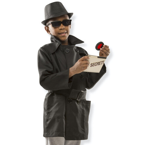 Melissa & Doug Melissa & Doug Spy Role Play Costume Set,Black 1
