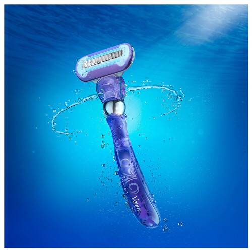 Gillette Gillette Venus Swirl Flexiball Women's Razor + 3 Replacement Blades, Bundle Pack 2