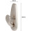 3M Command FC12-BN Adhesive Mount Metal Hook  Medium  Brushed Nickel Finish 3