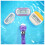 Gillette Gillette Venus Swirl Flexiball Women's Razor + 3 Replacement Blades, Bundle Pack 6