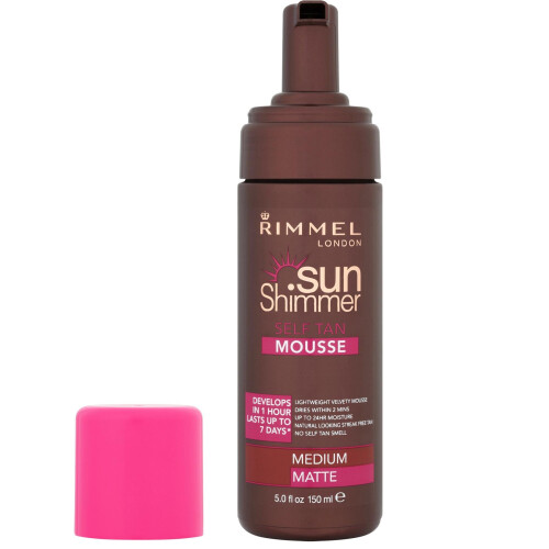 Rimmel Sunshimmer Self Tan Mousse, Medium Matte 1
