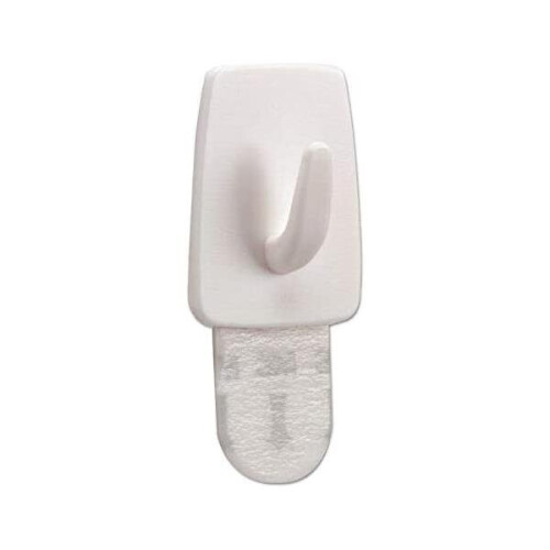 3M 3M 17066 Command Adhesive Micro Utility Hooks  Plastic  White  Three per Pack 2