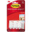 3M 3M 17066 Command Adhesive Micro Utility Hooks  Plastic  White  Three per Pack 2
