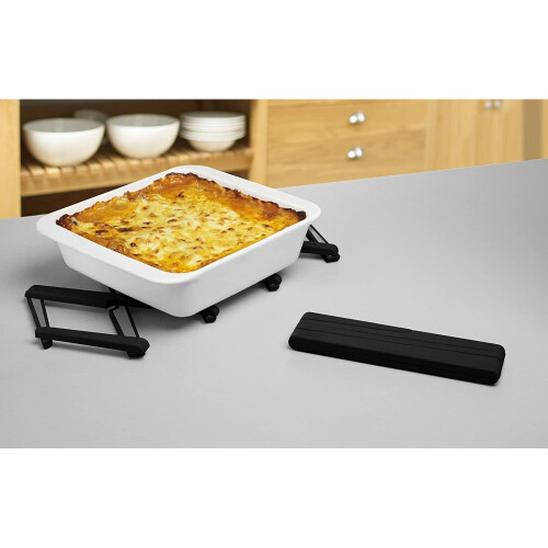 Joseph Joseph Joseph Joseph Stretch Silicone Pot Stand - Black 1