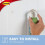 3M Command 17006CLRVP Clear Hooks and Strips  Plastic  Mini  18 Hooks with 24 Adhesive Strips per Pack 4