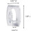 3M Command 17006CLRVP Clear Hooks and Strips  Plastic  Mini  18 Hooks with 24 Adhesive Strips per Pack 3