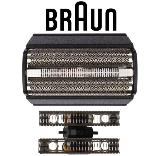 Braun New Mens Braun 31B Ανταλλακτικό φύλλο αλουμινίου και κεφαλή κοπής Combi Pack 5000 6000 Series 2