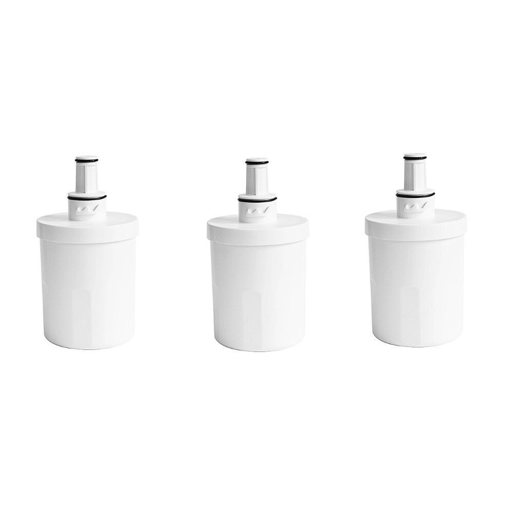 (3) 3 & 6 Refrigerator Fridge Replacement Water Filter For Samsung Aqua Pure Plus