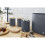 Swan (Grey) Swan Nordic Set of 3 Storage Canisters 4