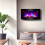 TruFlame Wall Mounted Arched Glass Electric Fire with Log Effect 1