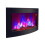 TruFlame Wall Mounted Arched Glass Electric Fire with Log Effect 5