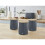 Swan (Grey) Swan Nordic Set of 3 Storage Canisters 2