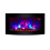 TruFlame Wall Mounted Arched Glass Electric Fire - Logs and Side LEDs 9