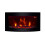 TruFlame Wall Mounted Arched Glass Electric Fire - Logs and Side LEDs 6