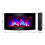 TruFlame Wall Mounted Arched Glass Electric Fire with Log Effect 3