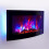 TruFlame Wall Mounted Arched Glass Electric Fire - Logs and Side LEDs 4