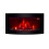 TruFlame Wall Mounted Arched Glass Electric Fire - Logs and Side LEDs 5