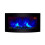 TruFlame Wall Mounted Arched Glass Electric Fire - Logs and Side LEDs 7