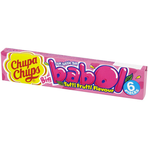 Chupa Chups 20 rolls Babol Tutti Frutti Bubble Gum 2