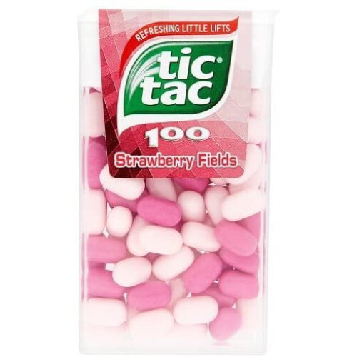 Tic Tac Strawberry Fields, 18G x 12