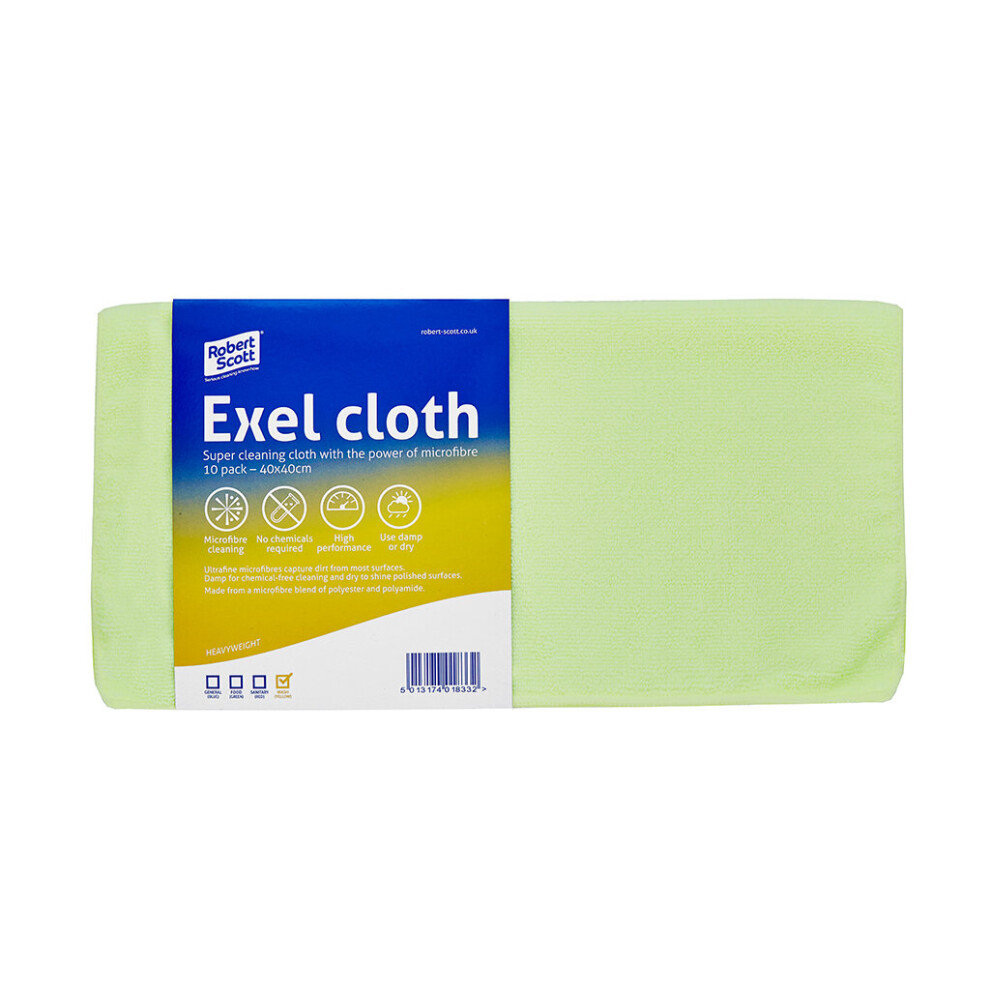 ExelÂ® Microfibre Cloth - 10 pack