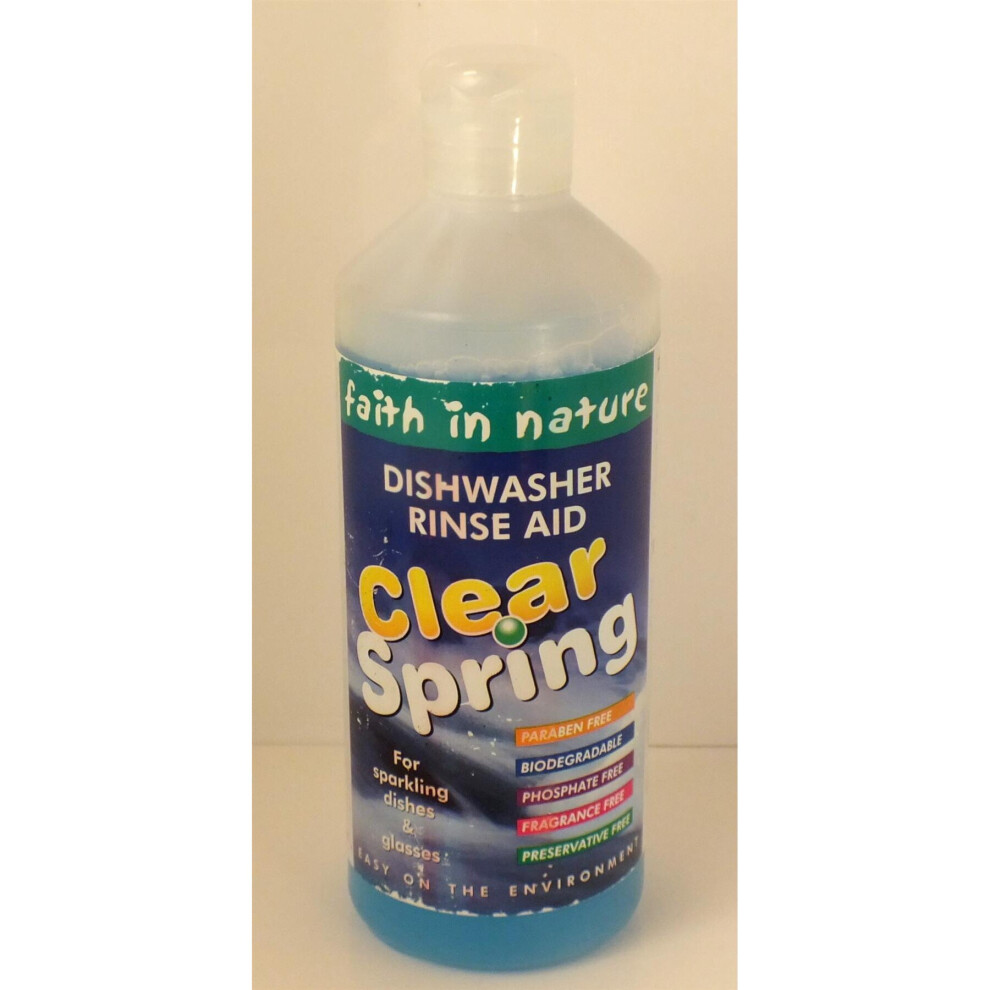 Faith in Nature-Dishwasher Rinse Aid 500ml x12