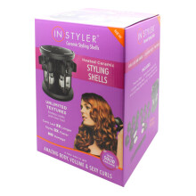 InStyler 16 Pack Ceramic Girls Womens Hair Styling Shells Curls Curlers 680281