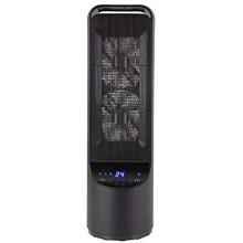 BLACK+DECKER BXSH44007GB 2KW Low Noise Ceramic Tower Fan Heater with 12 Hour Timer Black