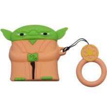 (Yoda Airpod Case) Soft Rubber Apple 1st&2nd Gen Air pods Case Cover